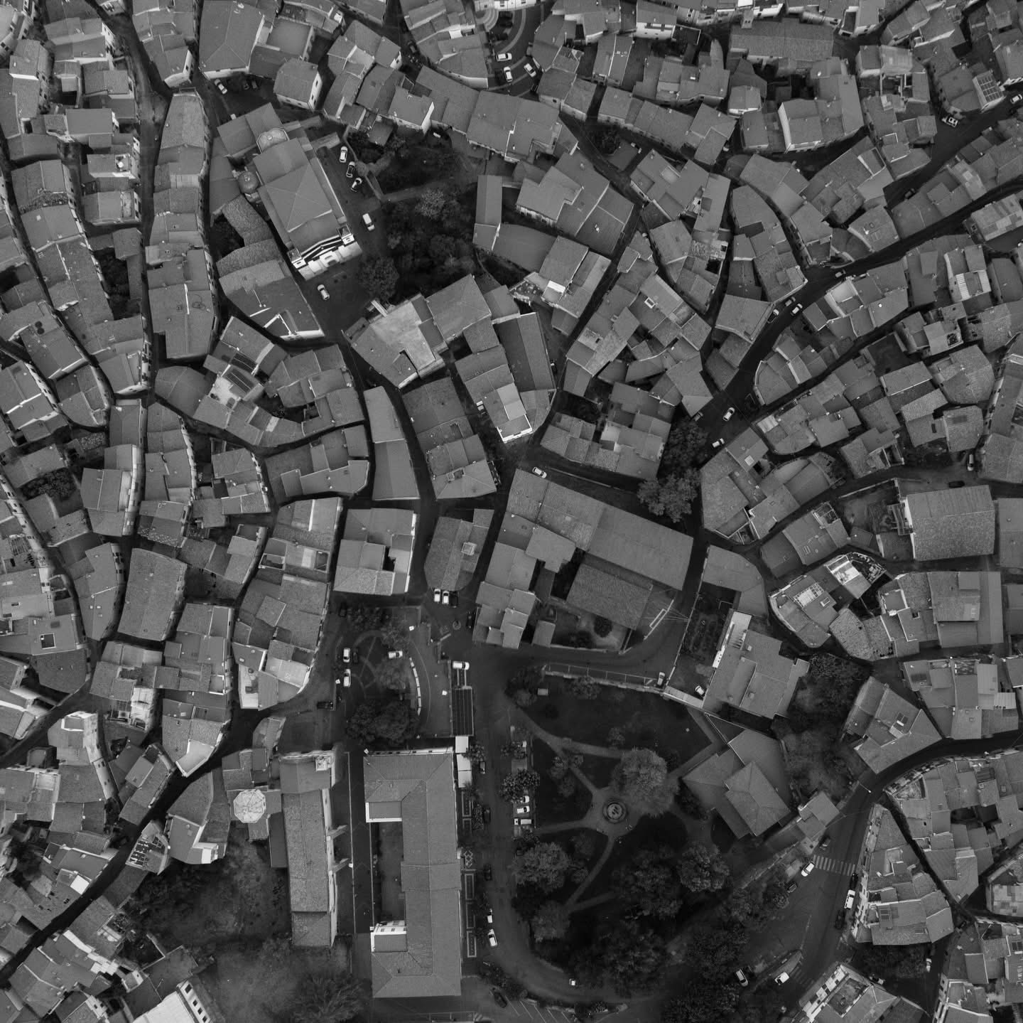 Tessuto storico · trama urbana zenitale